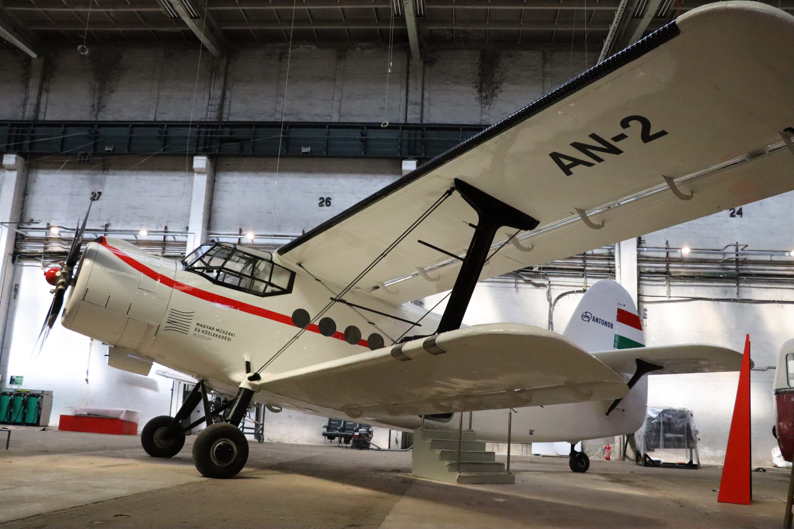 Aeroplex renovated the An-2 on the exhibit at the Museum of Transport