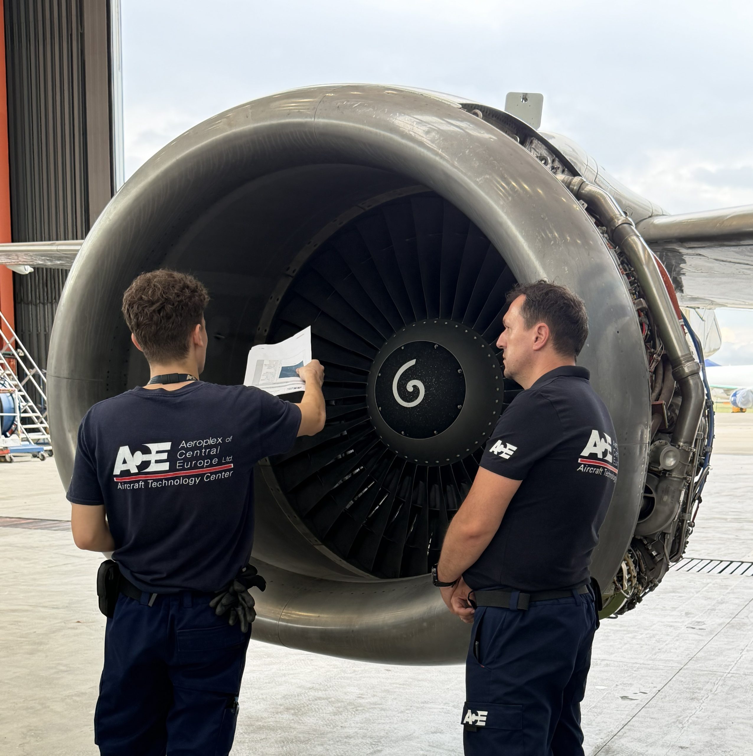 A profession where the classroom is a hangar